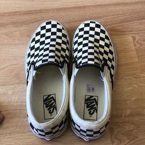 Checkered Vans